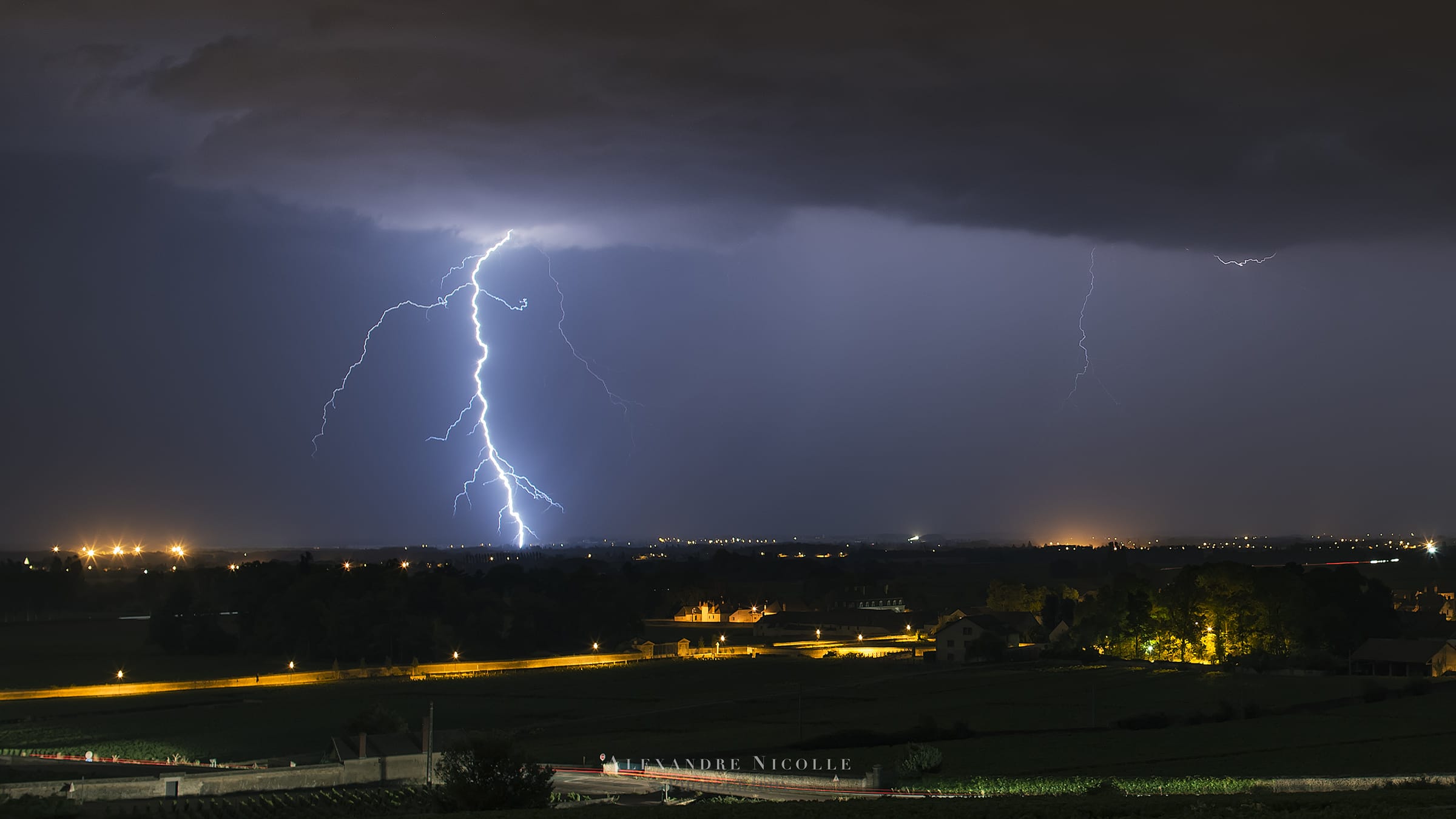 Orages durables en Côte-d'Or le soir du 14 septembre