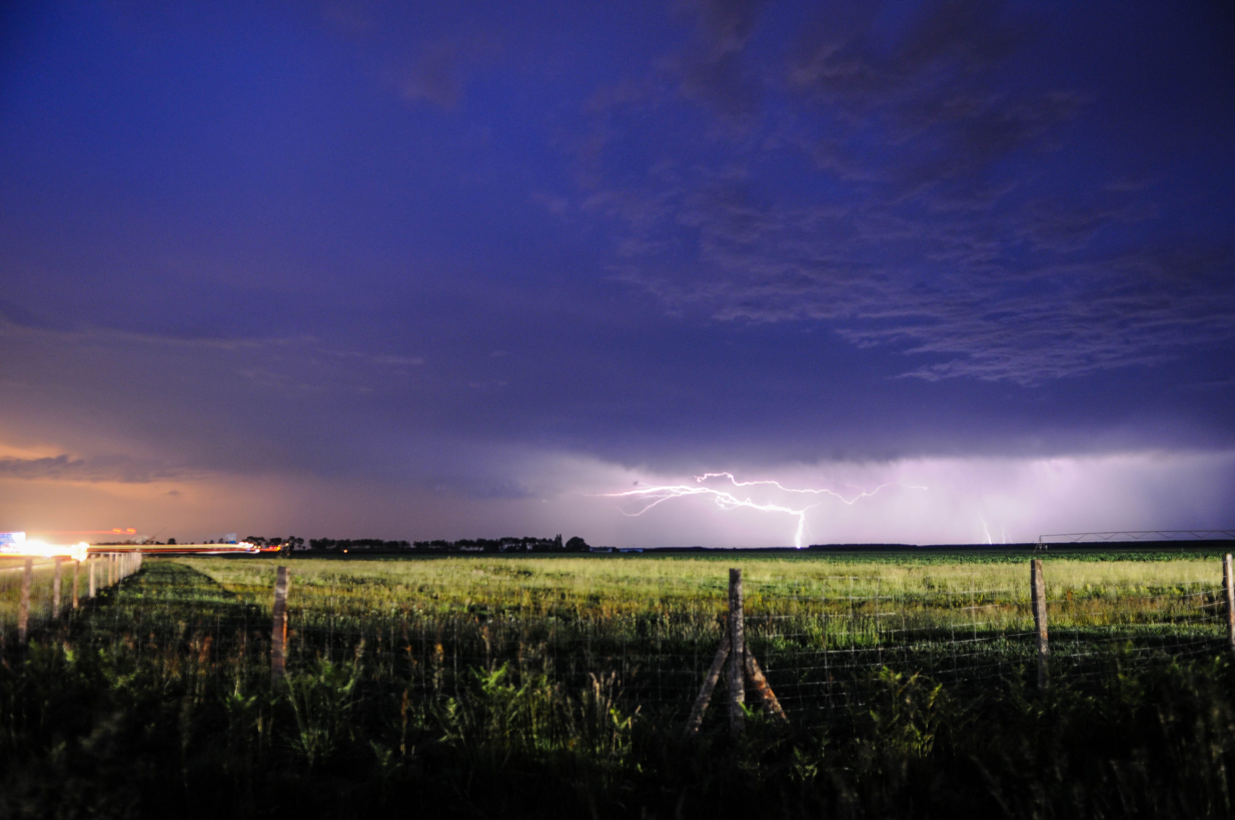 Orages nocturnes dans le sud Aquitaine le 18 mai