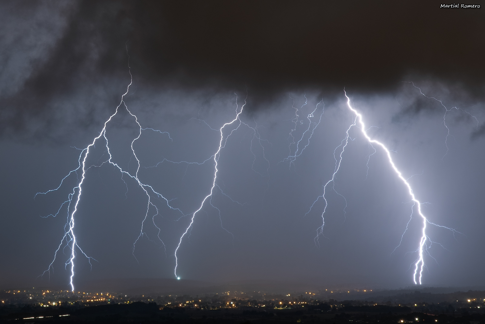 Orages dans l'Hérault le soir du 16 août 2022