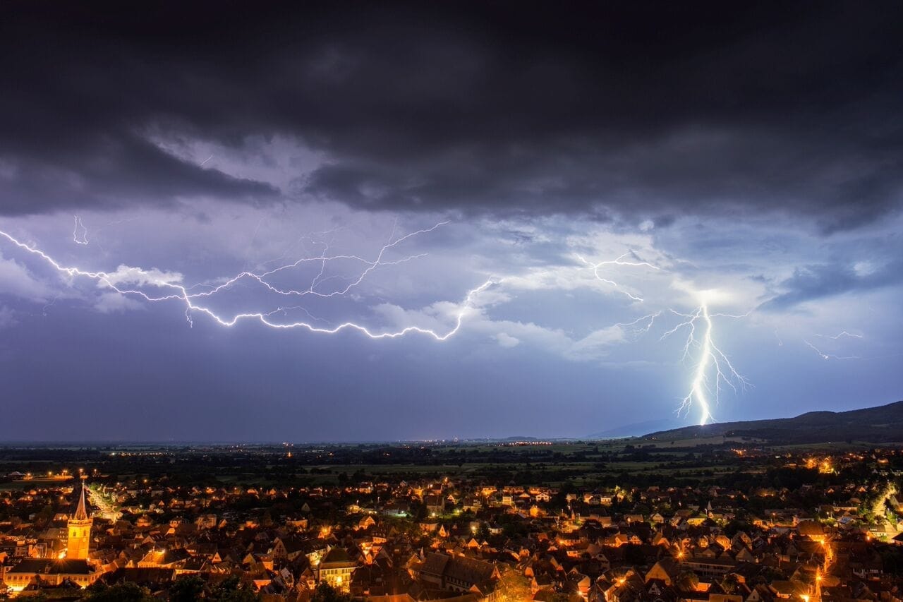 Activité électrique marquée en Alsace le 7 juin 2015