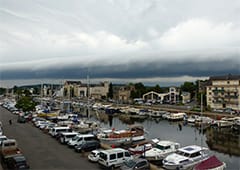 Stratocumulus volutus en Bretagne le 18 juin