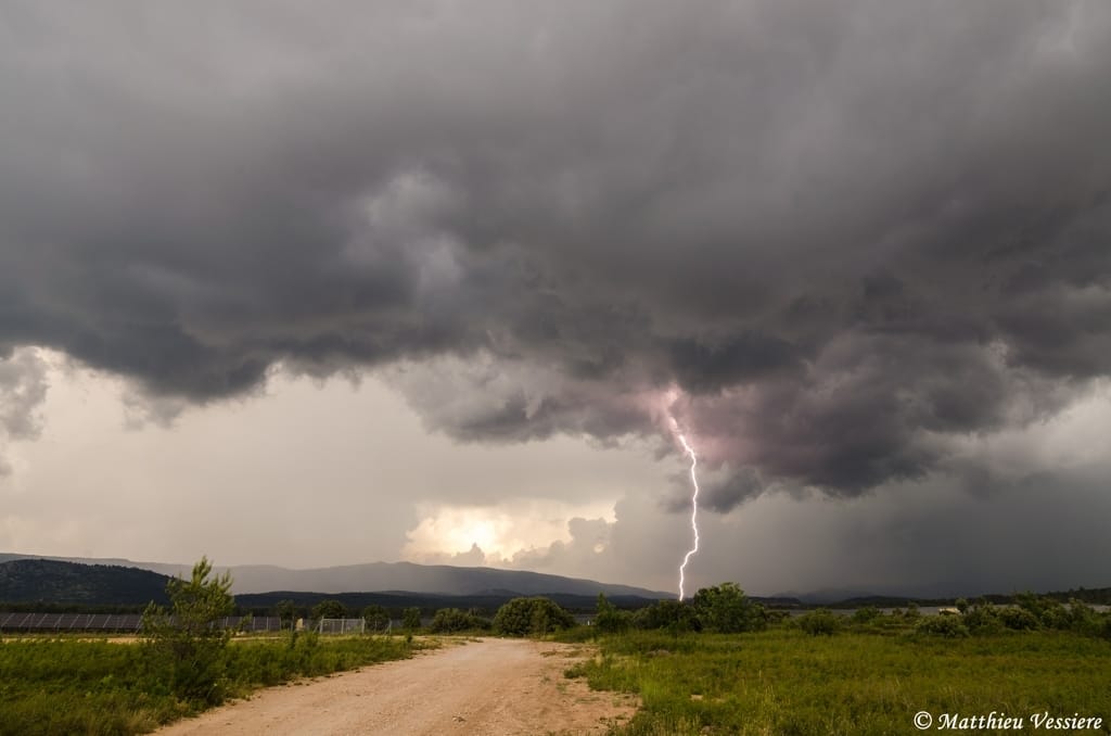 Foudre dans le Var le 9 juin 2015