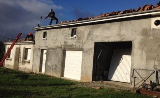 Dommages consécutifs à un phénomène venteux destructeur le 4 novembre 2013. (c) Charente Libre
