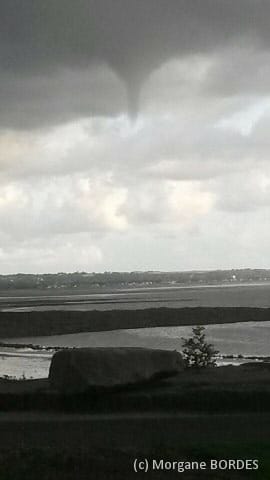 Tuba vu de Saint-Pair-sur-Mer (Manche) le 15 août 2014 vers 20h00 locales. (c) Morgane BORDES