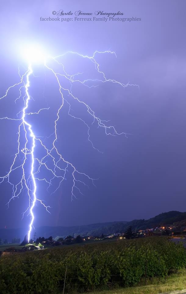 Orage sur le Léman depuis Mont-sur-Rolle (VD - Suisse) - Olivier  / Aurélie FERREUX