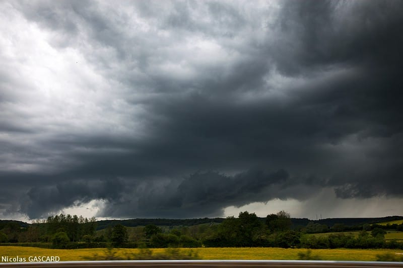 Orage en rotation en Côte-d'Or le 22 mai 2014 - Nicolas GASCARD Orage en rotation en Côte-d'Or le 22 mai 2014 - Nicolas GASCARD