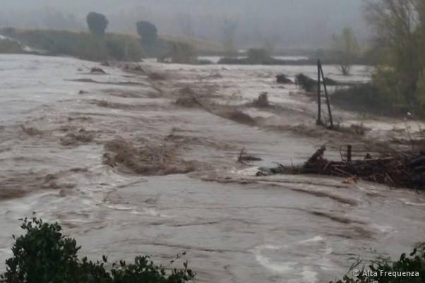 Inondations en Haute-Corse. © Alta Frequenza