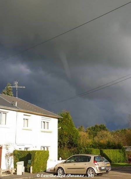 Tuba au large de l'Ile d'Yeu (Vendée) le 14 novembre 2014. © Mélodie Taraud, via Climat Vendée