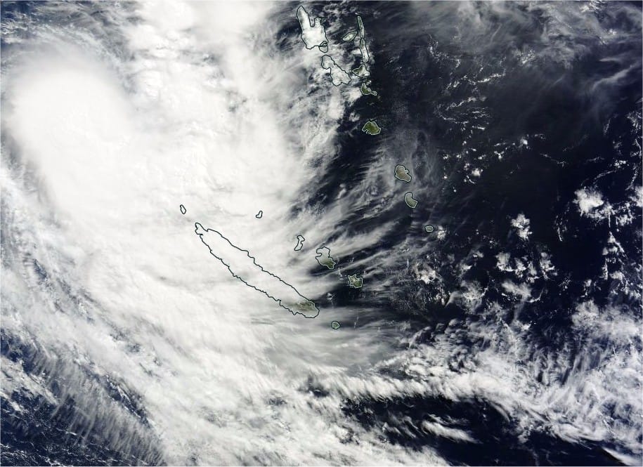 Image satellite TERRA/MODIS du 11 avril 2015 - NASA