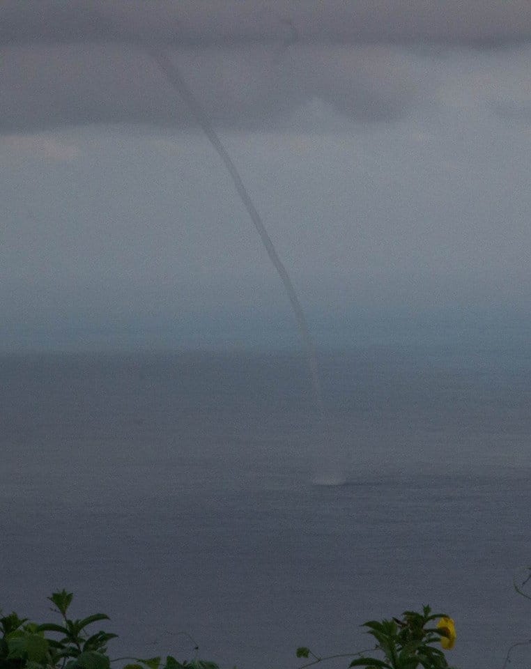 Trombe marine à Petite-Ile (Réunion) le 5 mai 2016