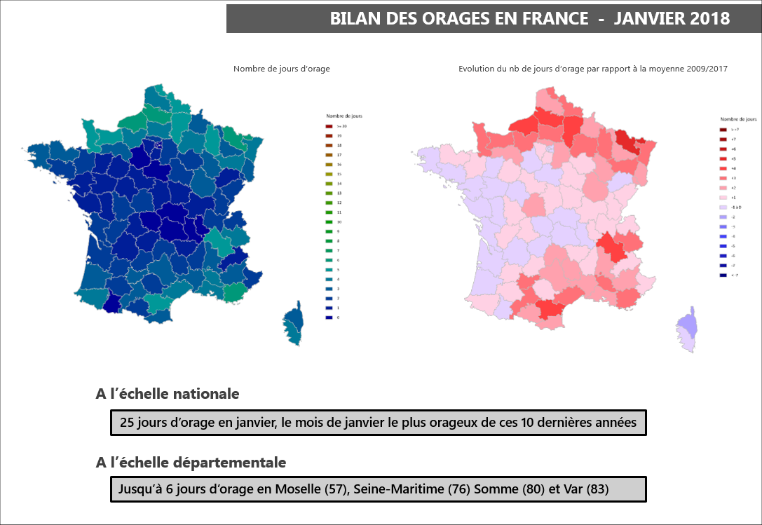 Bilan des orages en avril 2016 en France