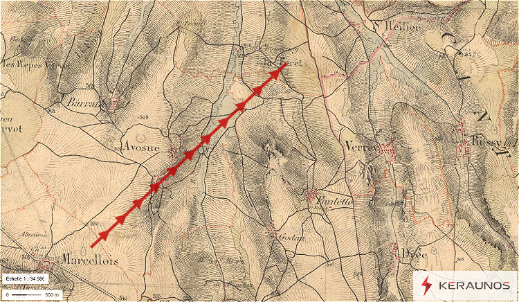 Découverte de 5 tornades antérieures à 1850