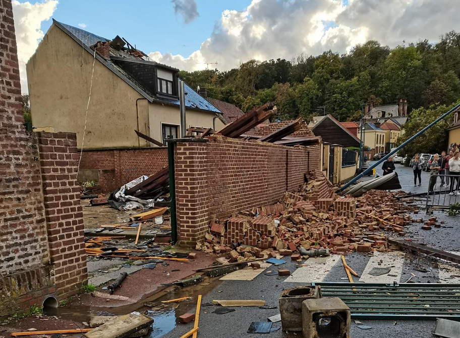 Tornade sur le Pas-de-Calais ce 23 octobre, et autres phénomènes venteux intenses