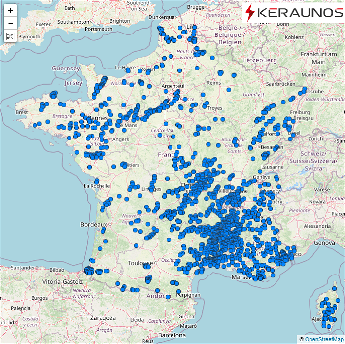  Les orages en France en 2022 : bilan national d'une année très contrastée