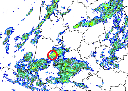 Possible tornade à l'est de Mont-de-Marsan le 8 janvier