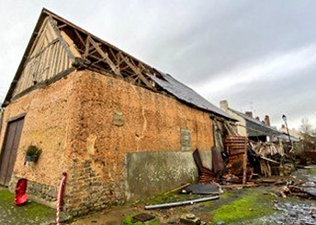  Phénomène venteux violent au nord de Rennes le 8 janvier