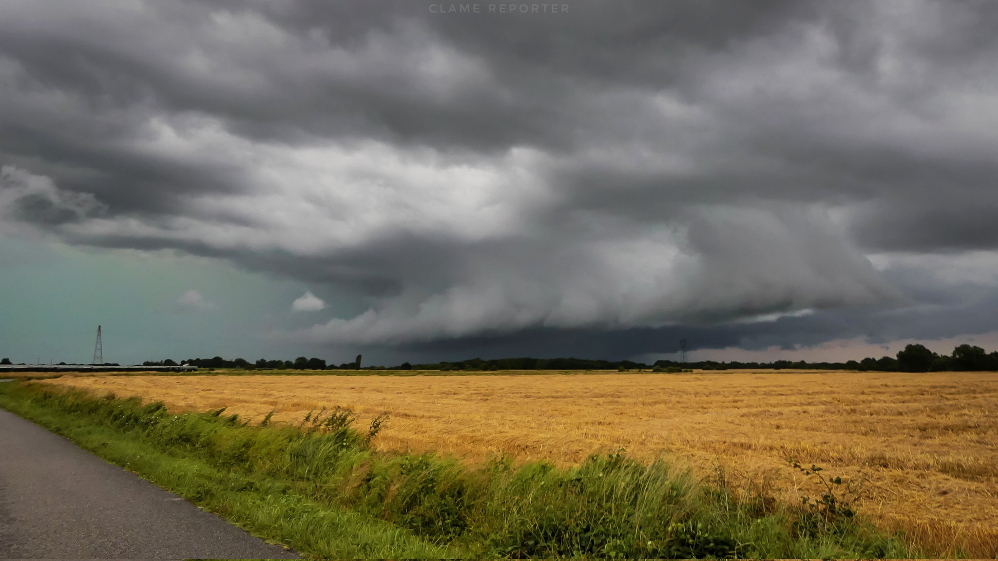 De violents orages frappent l'axe pays basque/Jura le 20 juin et nuit suivante