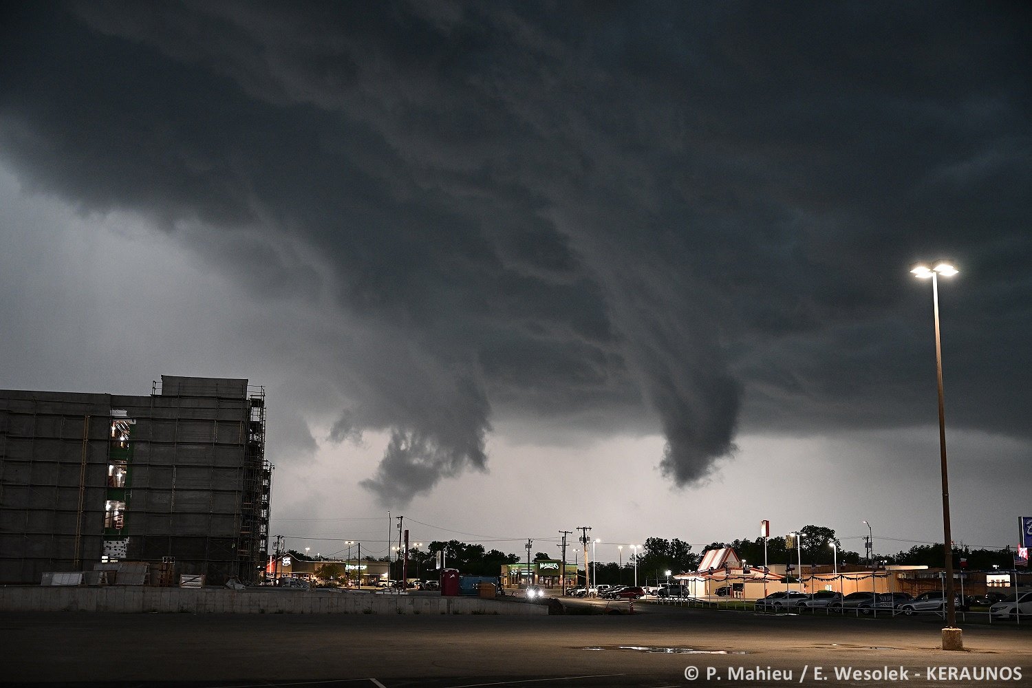 Analyse d’une série d’orages supercellulaires observés début mai 2023 aux Etats-Unis