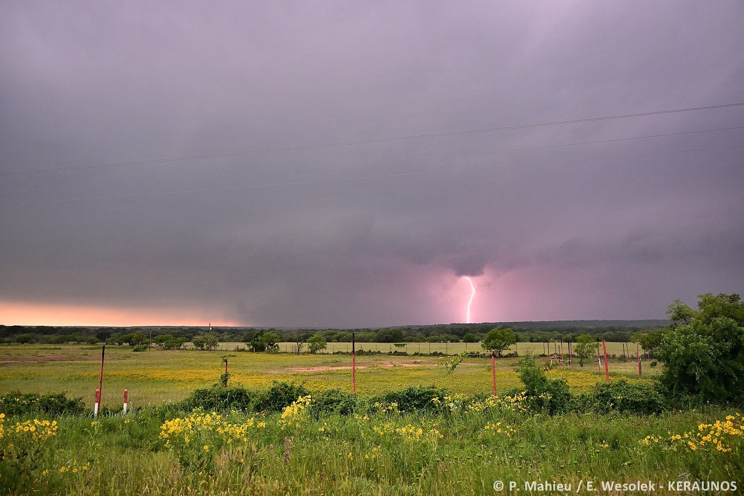 Analyse d’une série d’orages supercellulaires observés début mai 2023 aux Etats-Unis