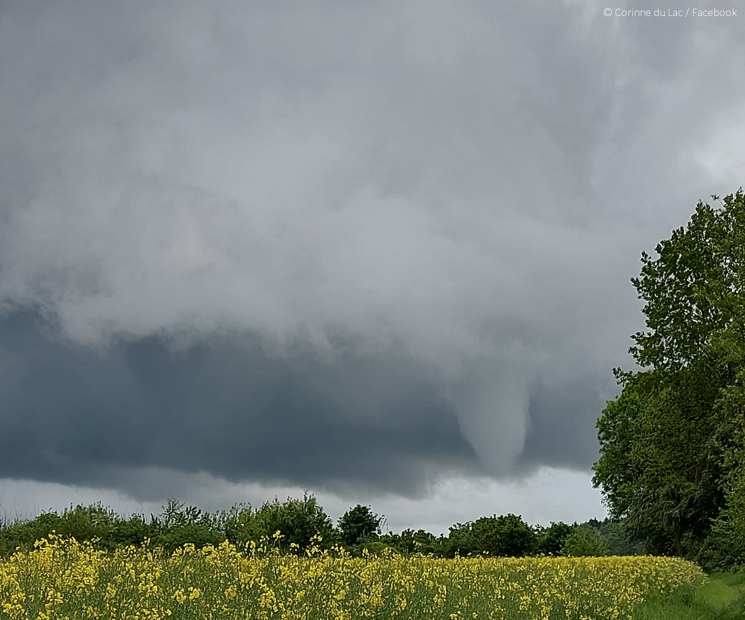 Probables tornades et multiples tubas le 10 mai 2023