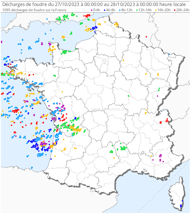 Au moins deux tornades confirmées le 27 octobre