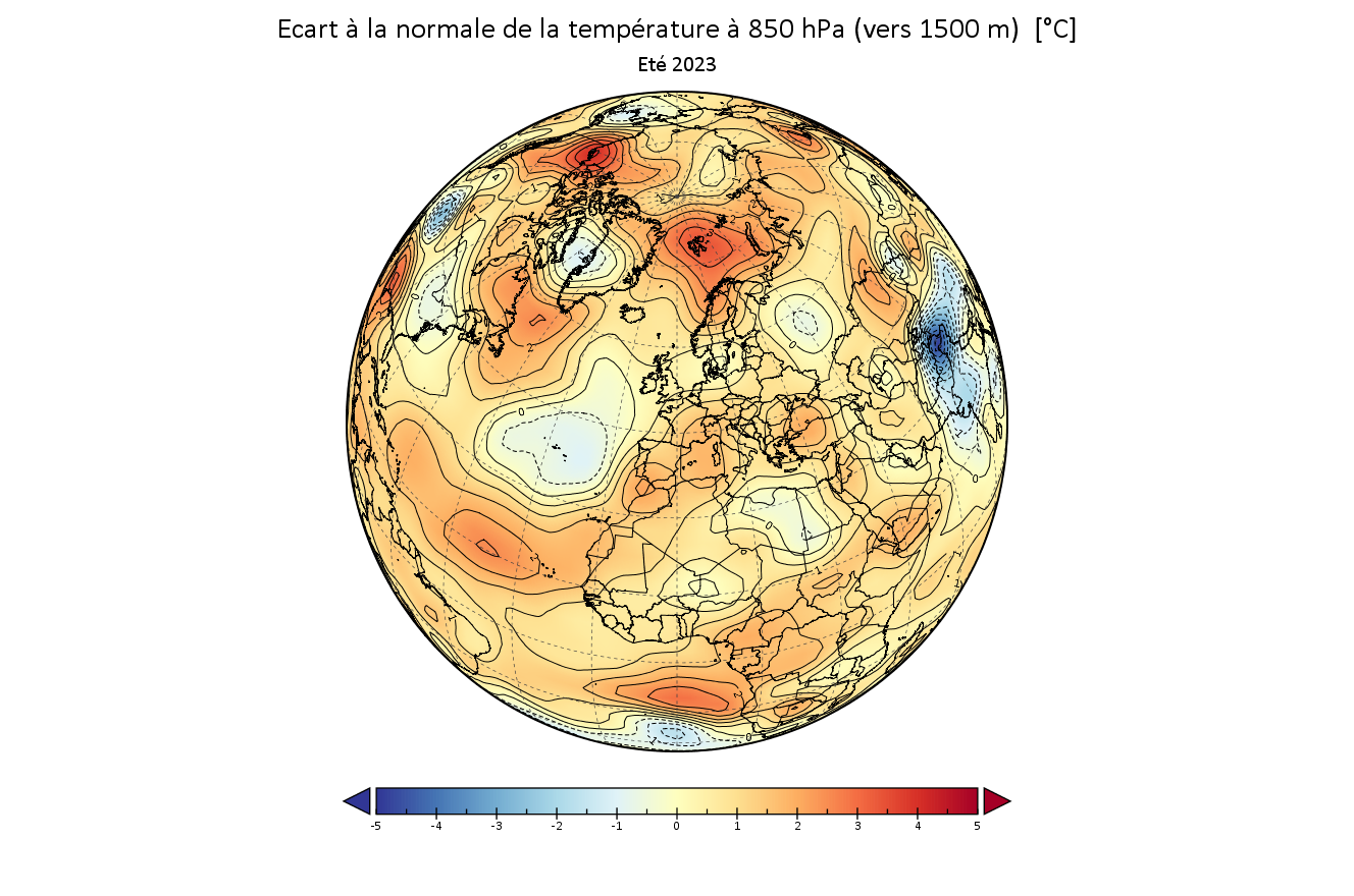 Eté 2023 : des orages assez fréquents, ponctuellement sévères