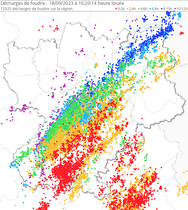 Orages diluviens entre Ardèche, Drôme et Isère le 18 septembre