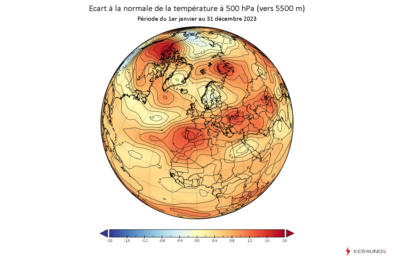  Les orages en France en 2023 : bilan national d'une année modérément orageuse