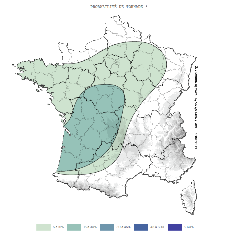 Au moins 4 tornades s'abattent sur la France le 29 août