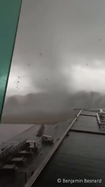 Tornade à Tours (Indre-et-Loire) ce lundi matin
