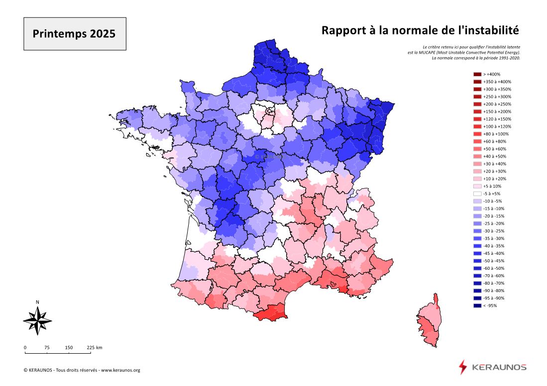 Printemps 2025 : un contraste nord/sud saisissant !