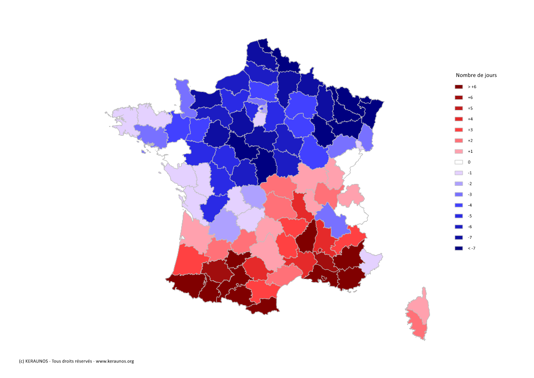 Printemps 2025 : un contraste nord/sud saisissant !