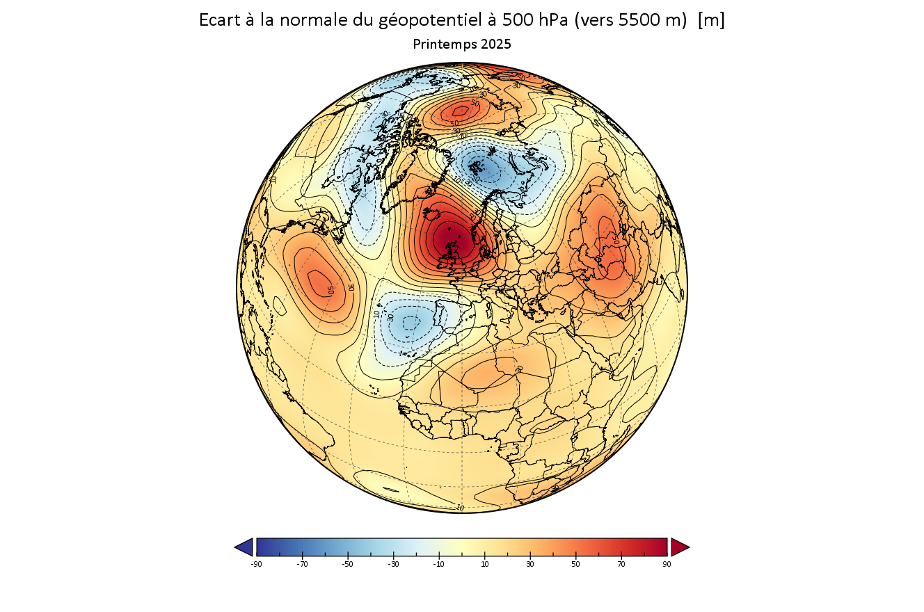 Printemps 2025 : un contraste nord/sud saisissant !