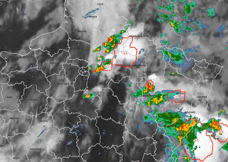 Orages localement violents le 31 mai entre Massif Central et Picardie