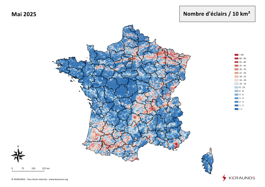 Un mois de mai électrique des Pyrénées à la Lorraine