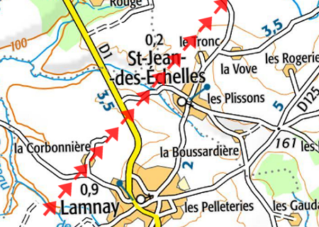 Tornade EF1 à Saint-Jean-des-Echelles (Sarthe) le 21 août 1925