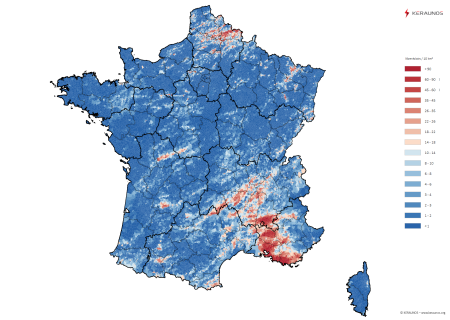 Bilan foudre de septembre : des orages parfois très électriques dans le sud-est