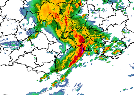 Derecho et foudroiement intense dans le sud le 24 août