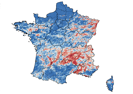 Bilan foudre de juillet : une forte activité du Massif Central à la Lorraine
