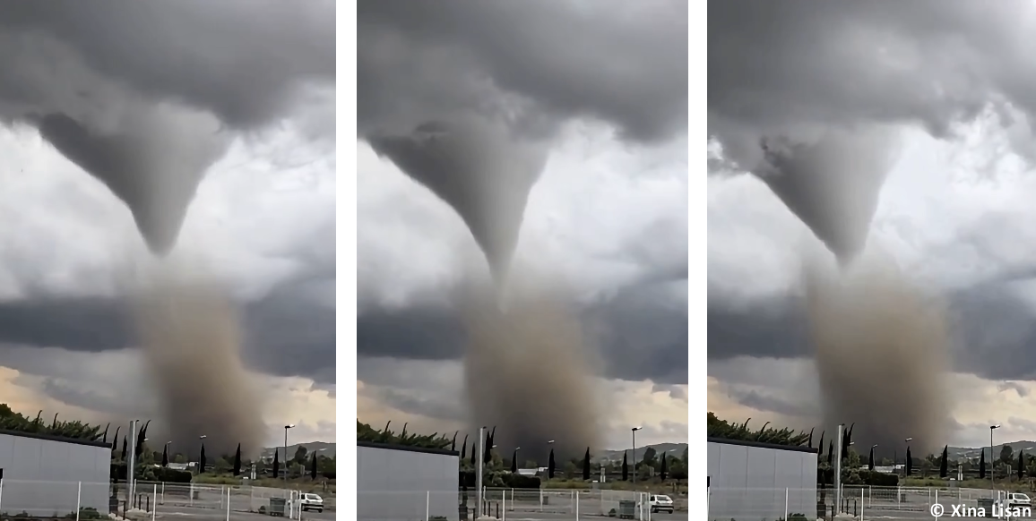 Tornade au sud de Carcassonne (Aude) ce lundi 24 août