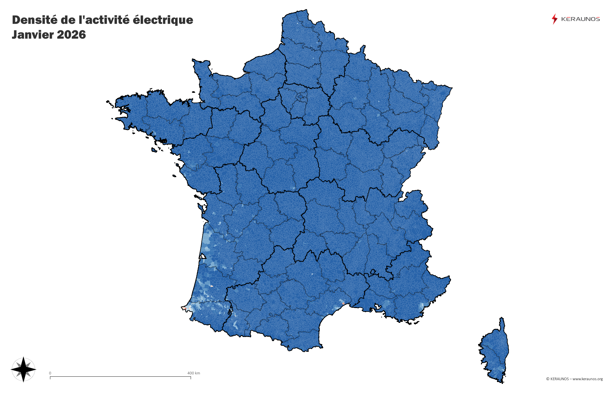 Bilan foudre de janvier : des impacts nombreux pour la saison, et parfois violents