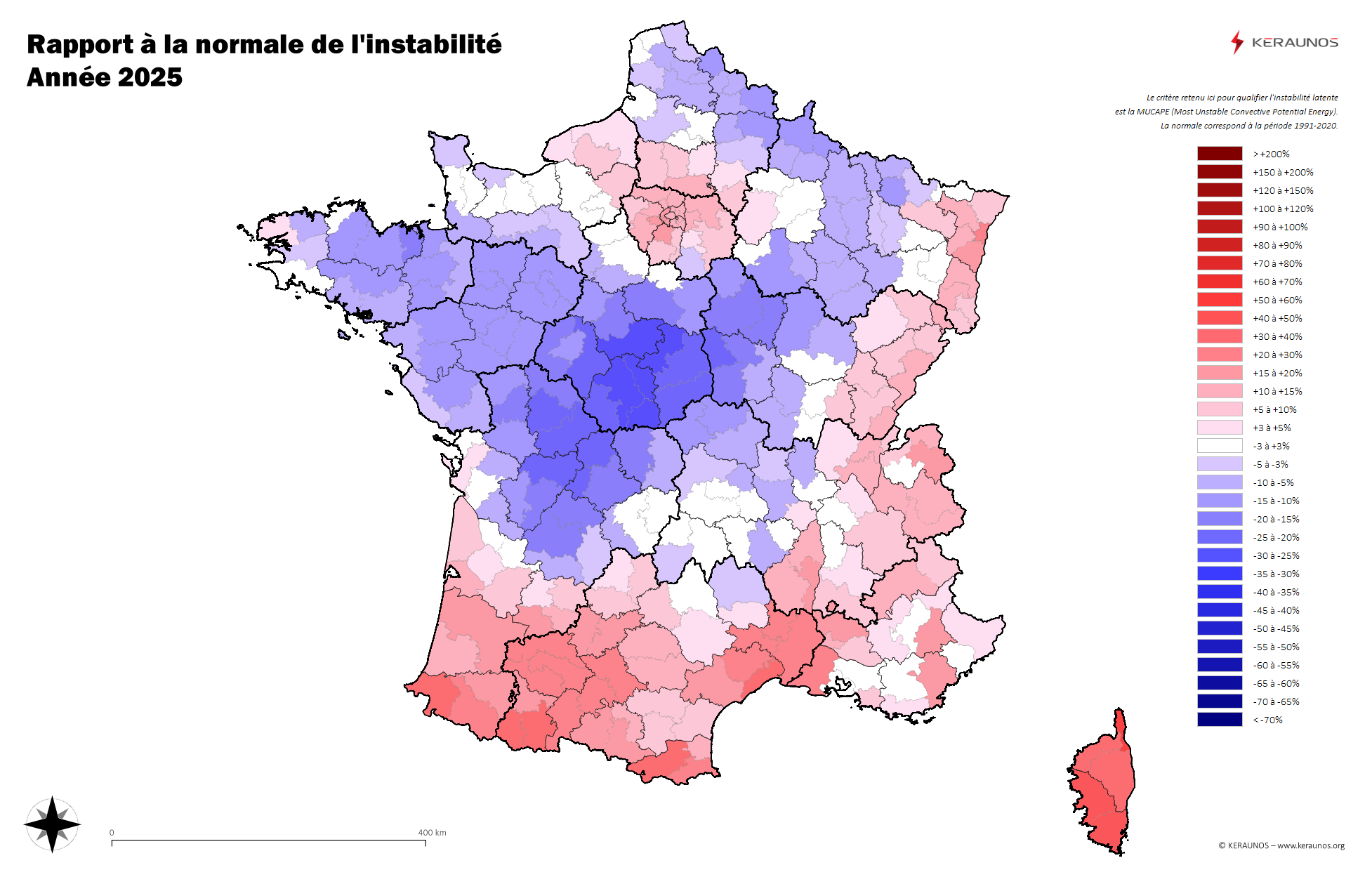  Les orages en France en 2025 : bilan d'une année moins orageuse que la normale