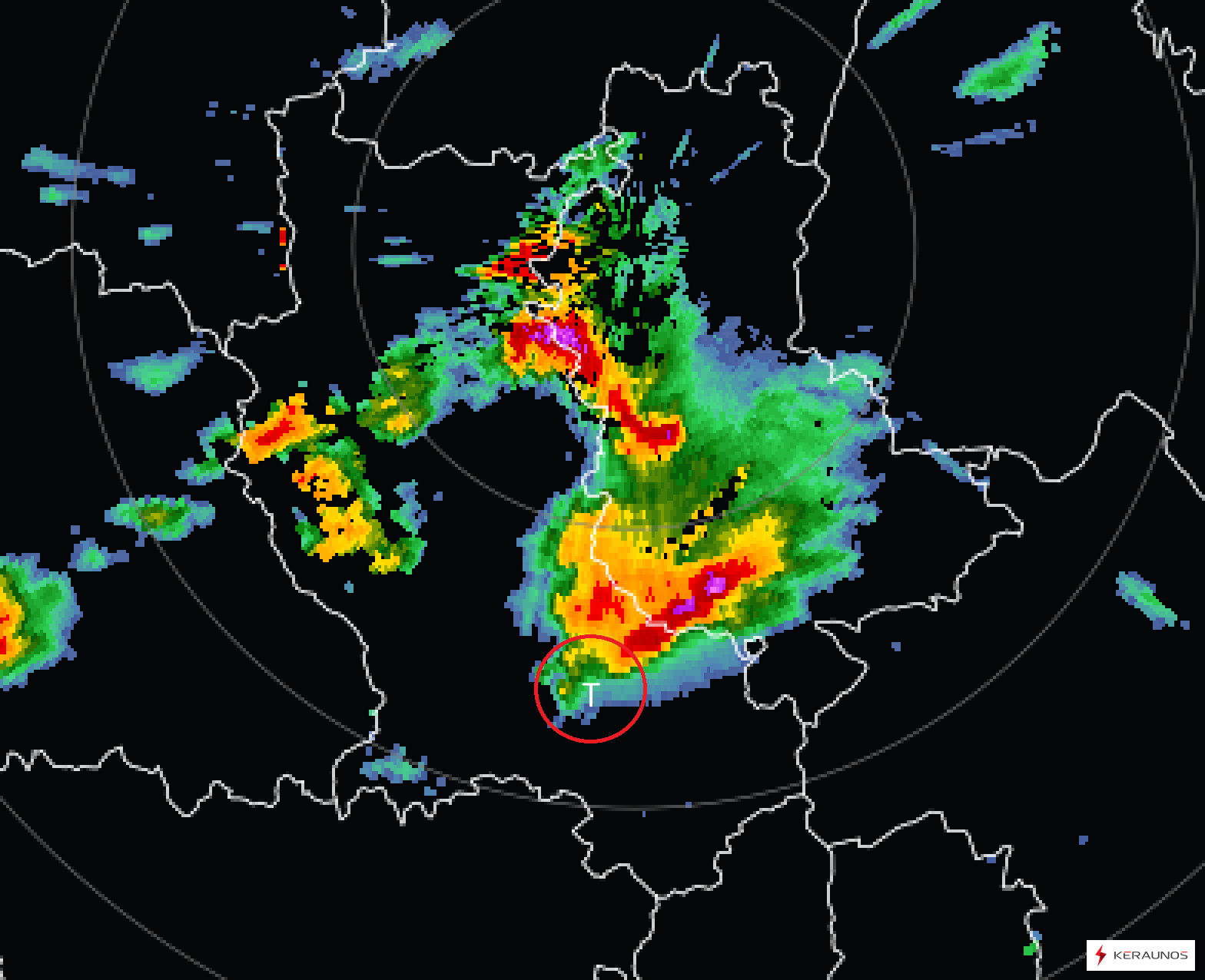 Tornade au nord de Saint-Etienne (Loire) ce jeudi 16 juillet