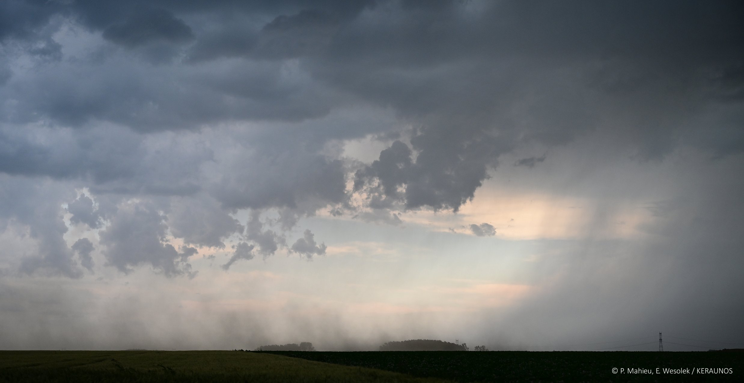 Puissants orages entre Normandie et Nord le 19 juin