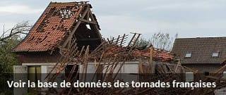Base de données des tornades françaises. Liste des tornades en France.