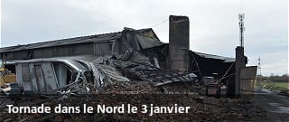 Tornade EF1 de Leers (Nord) le 3 janvier 2014.
