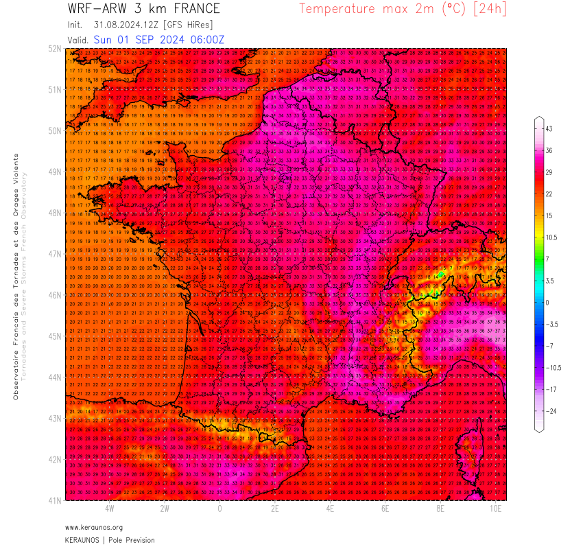 Demain dimanche 1er septembre, ce sera le premier jour de l&rsquo;automne m&eacute;t&eacute;orologique dans l'h&eacute;misph&egrave;re nord. Il fera encore tr&egrave;s chaud dans l'est et au nord de la Seine avec 30 &agrave; 35&deg;C pr&eacute;vu.