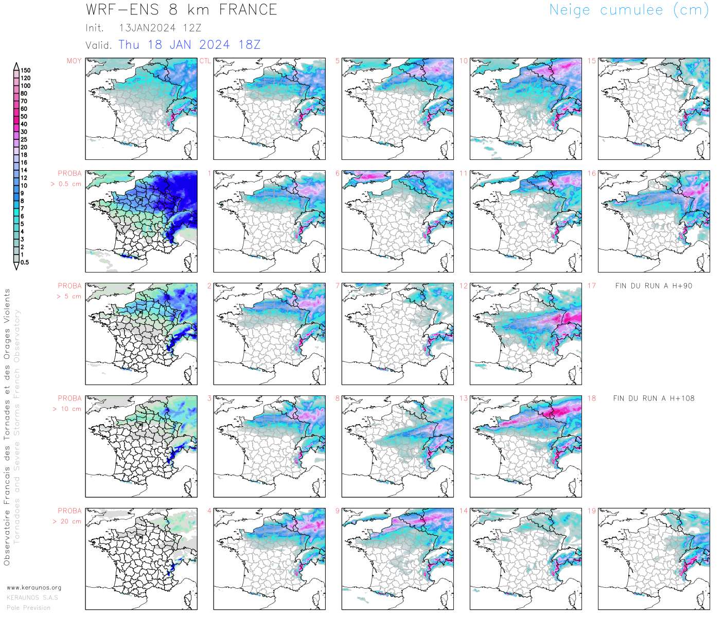 Un &eacute;pisode neigeux significatif est envisag&eacute; en milieu de semaine sur le nord du pays, au sein d'une zone de contact air doux/air froid. La zone en question est encore incertaine, entre les Hauts-de-France ou un axe plus au sud incluant le bassin parisien.