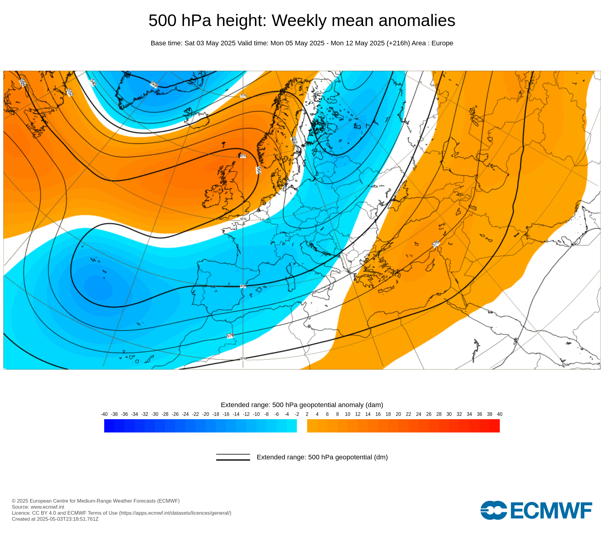 <p>La semaine prochaine sera dominée par une circulation d'air froid en altitude sous blocage anticyclonique nordique. Des averses seront donc possibles mais le risque orageux sera faible, devenant modéré en deuxième partie de semaine. Des températures légèrement inférieures aux normales sont prévues sur la moyenne hebdomadaire.</p>
