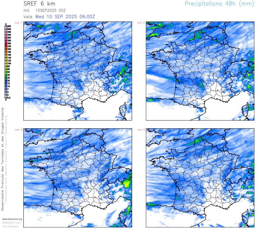 Retour d'un flux plus oc&eacute;anique et toujours perturb&eacute; sur la France ces prochains jours.
Les prochaines 48h seront plus arros&eacute;es pr&egrave;s de la Manche, notamment sur le Pas-de-Calais et sur les versants ouest des reliefs avec potentiellement plus de 50 mm.